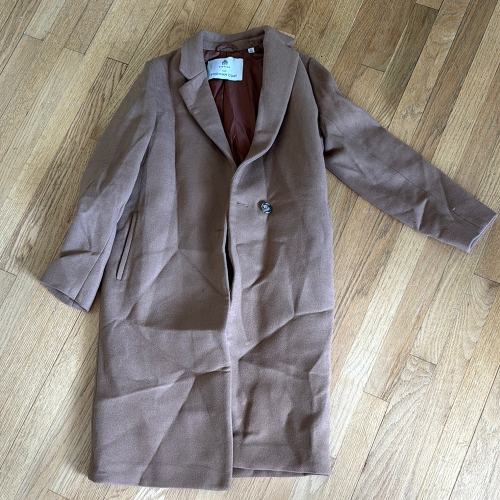 Babaton Brown Overcoat
